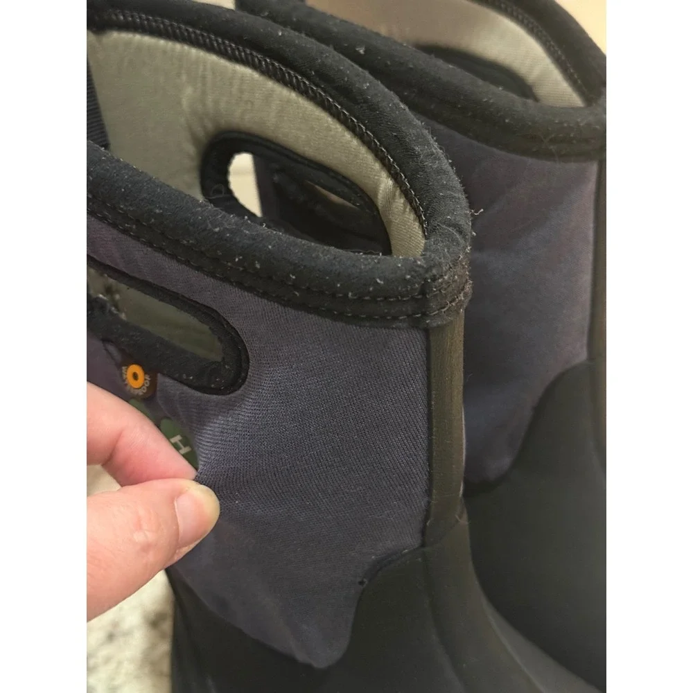 Bogs Classic 4-H Boots Kids Size 2 Navy Fair Waterproof Insulated 72586-001